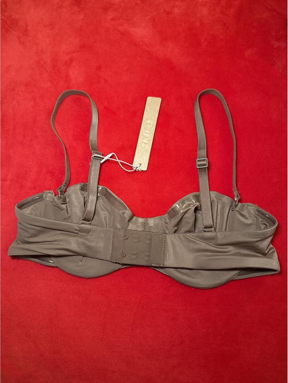 Skims Smoothing Intimates Unlined Strapless Bra Color Jasper Size 34A - Picture 2 of 3